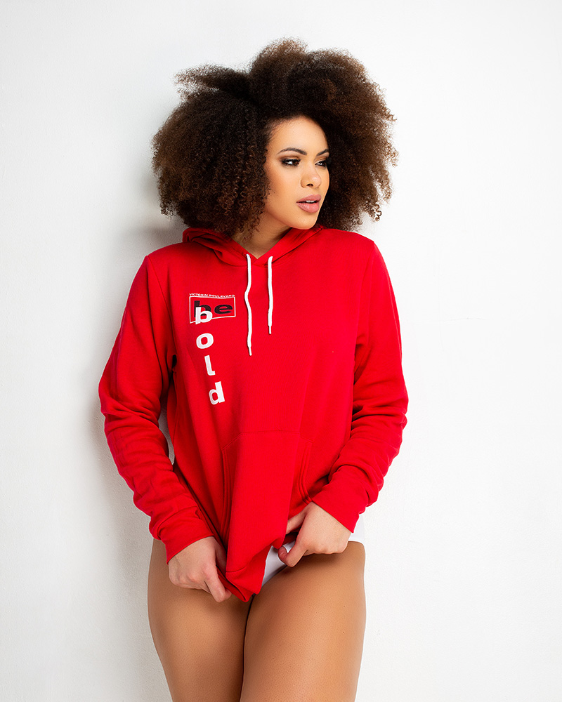 Be Bold Red Hoodie